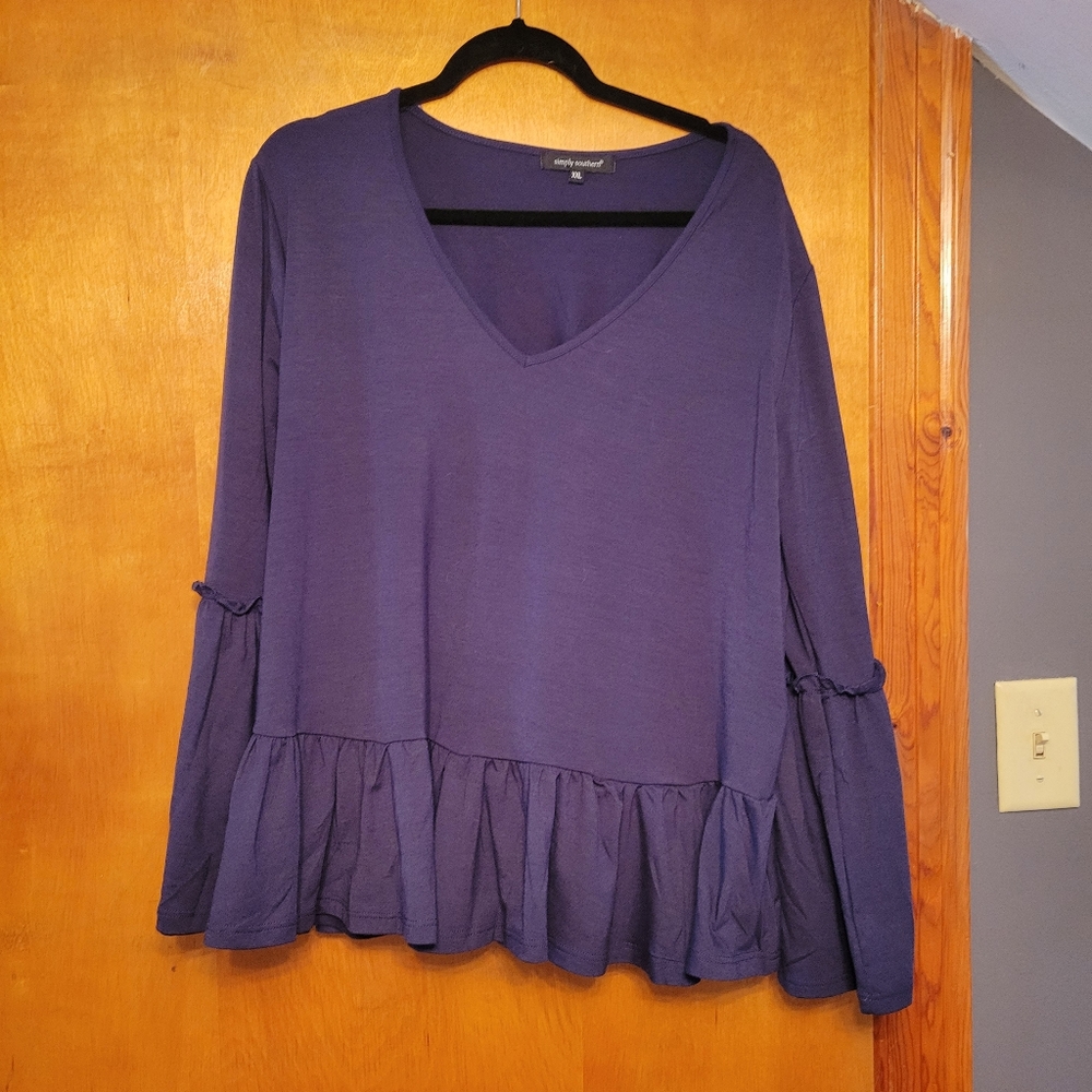 XXL peplum shirt never worn